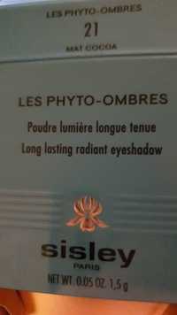 SISLEY - Les phyto-ombres - Poudre lumière longue tenue 21 Mat Cocoa