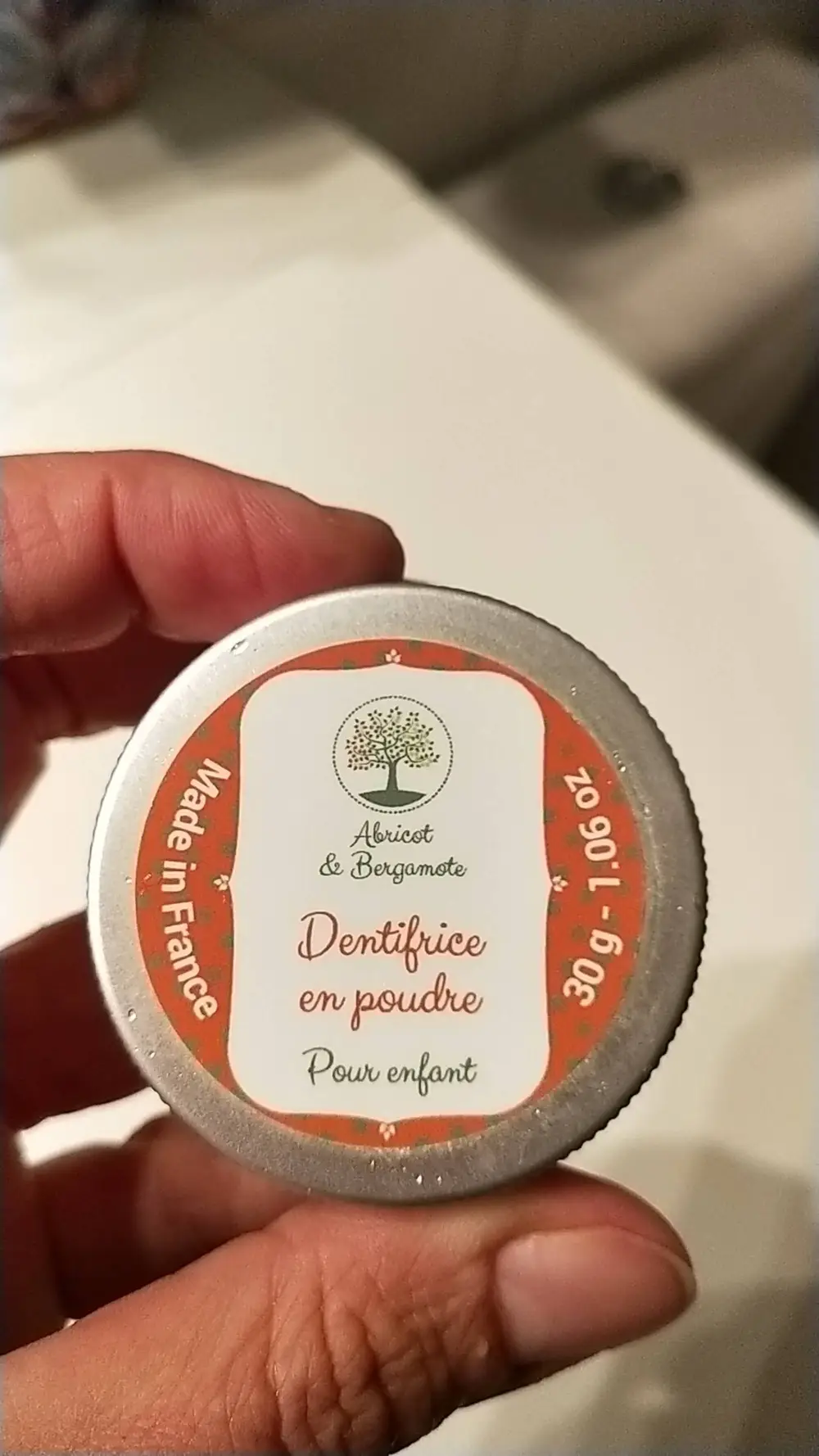 ECO-CONSEILS - Abricot & bergamote - Dentifrice en poudre pour enfant