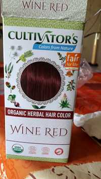 CULTIVATOR'S - Wine red - Organic herbal hair color