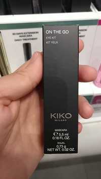 KIKO - On the go - Kit yeux mascara et kajal