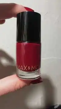 MAX & MORE - Nail polish 432 red velvet