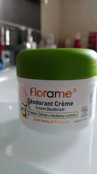 FLORAME - Déodorant crème verveine citron