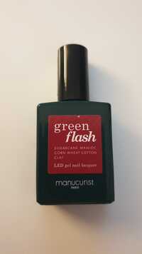 MANUCURIST - Green flash - Led gel anil lacquer