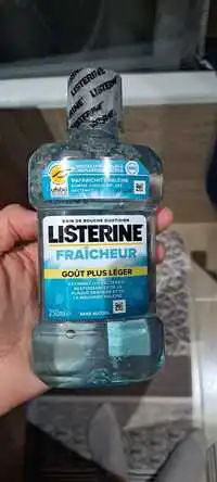 LISTERINE - Fraîcheur goût plus léger - Bain de bouche quotidien