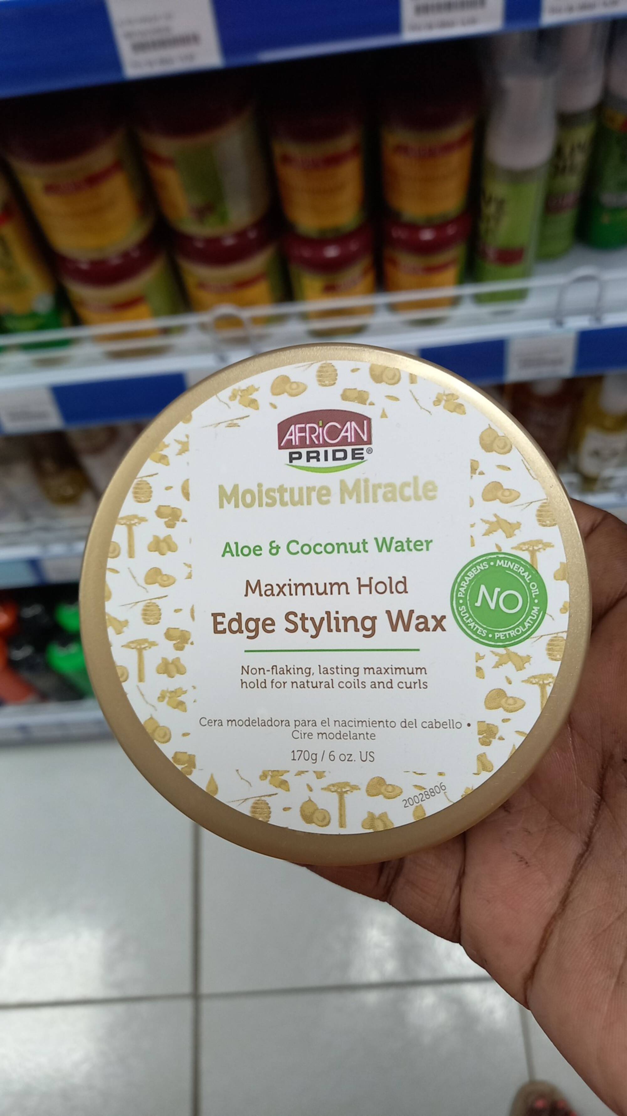 AFRICAN PRIDE - Moisture miracle - Cire modelante 