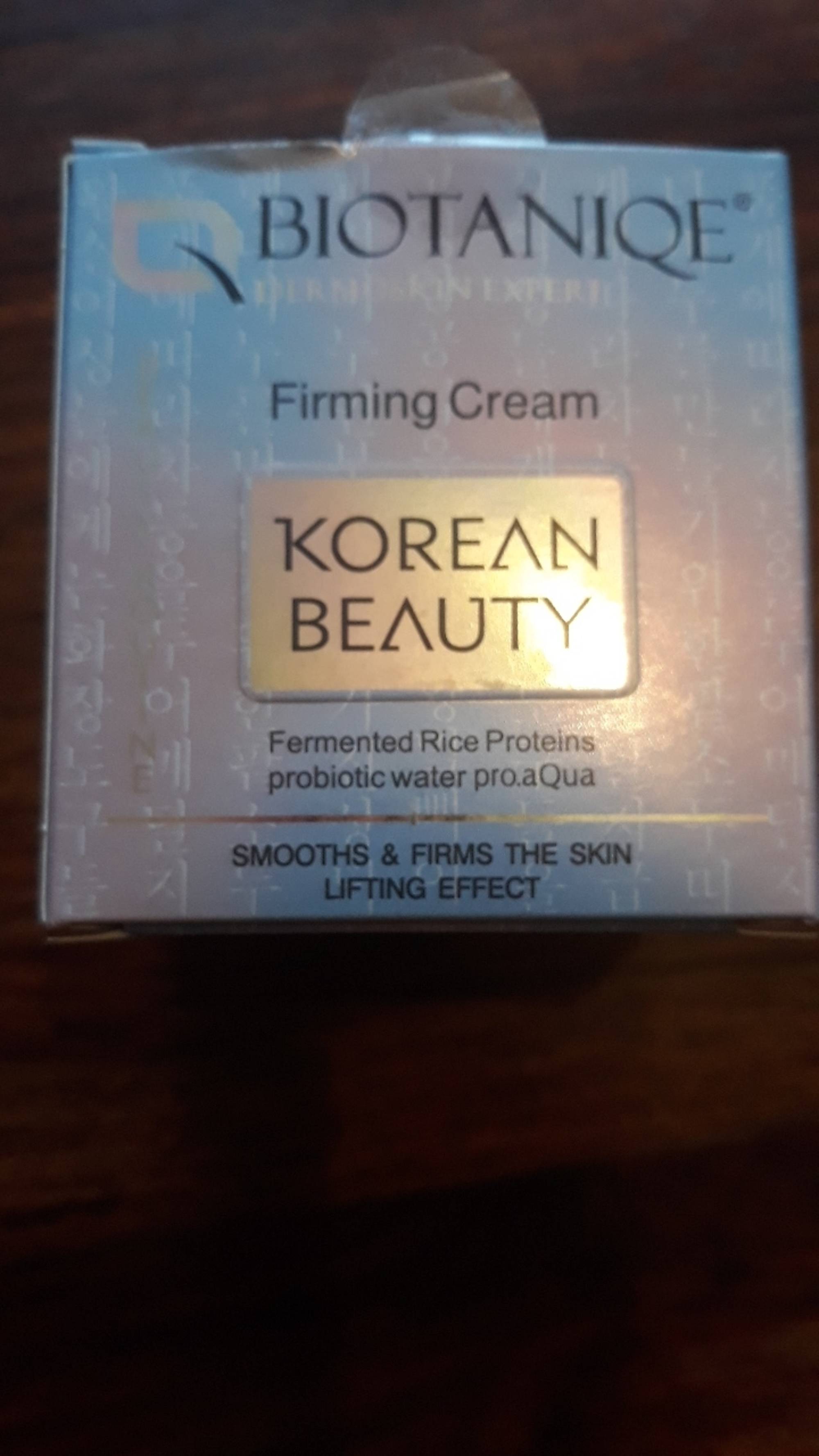 BIOTANIQE - Korean beauty - Firming cream