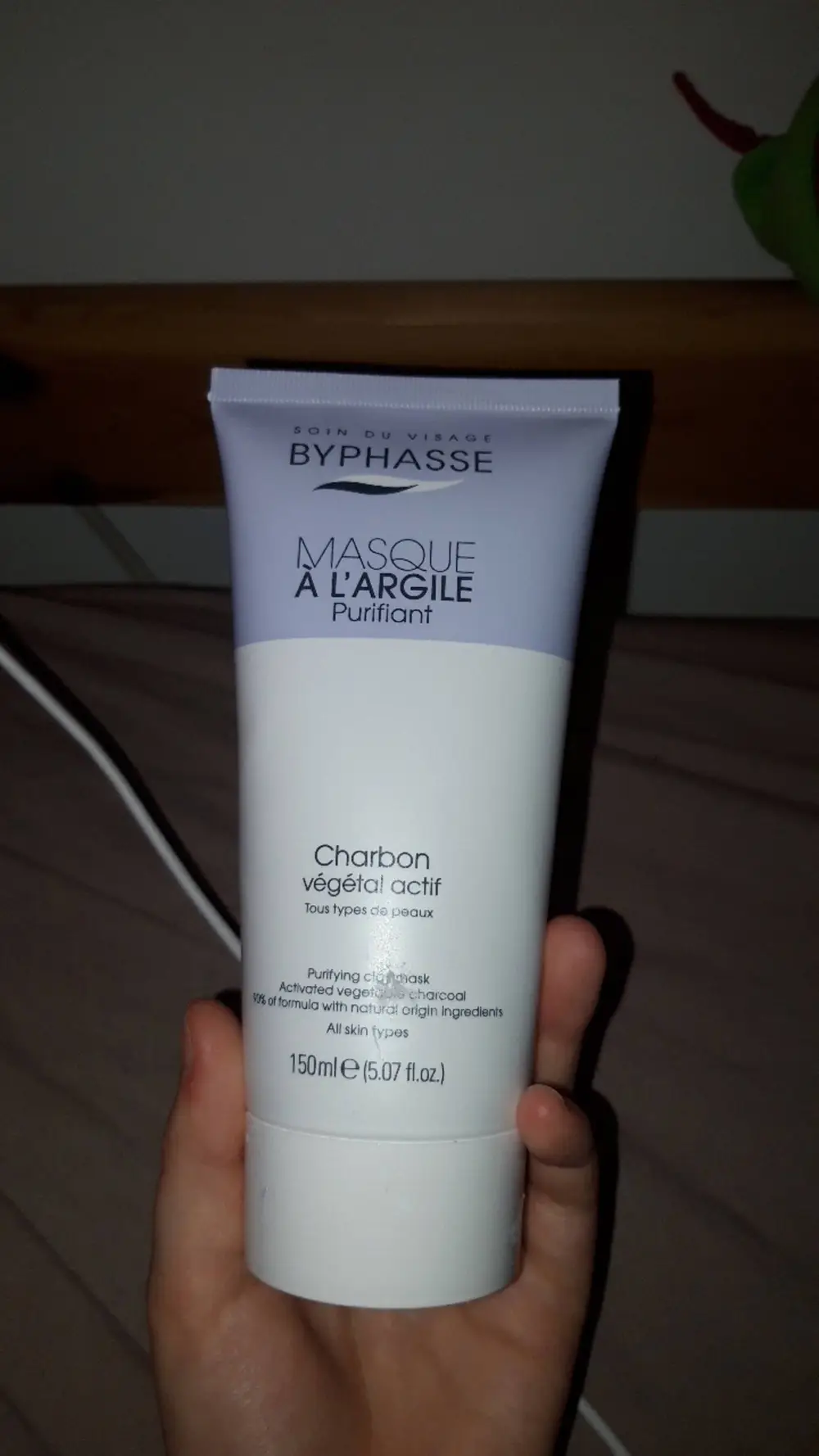 BYPHASSE - Masque à l'argile purifiant - Charbon végétal actif