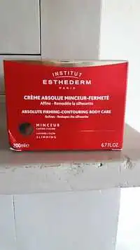 INSTITUT ESTHEDERM - Crème absolue minceur-fermeté