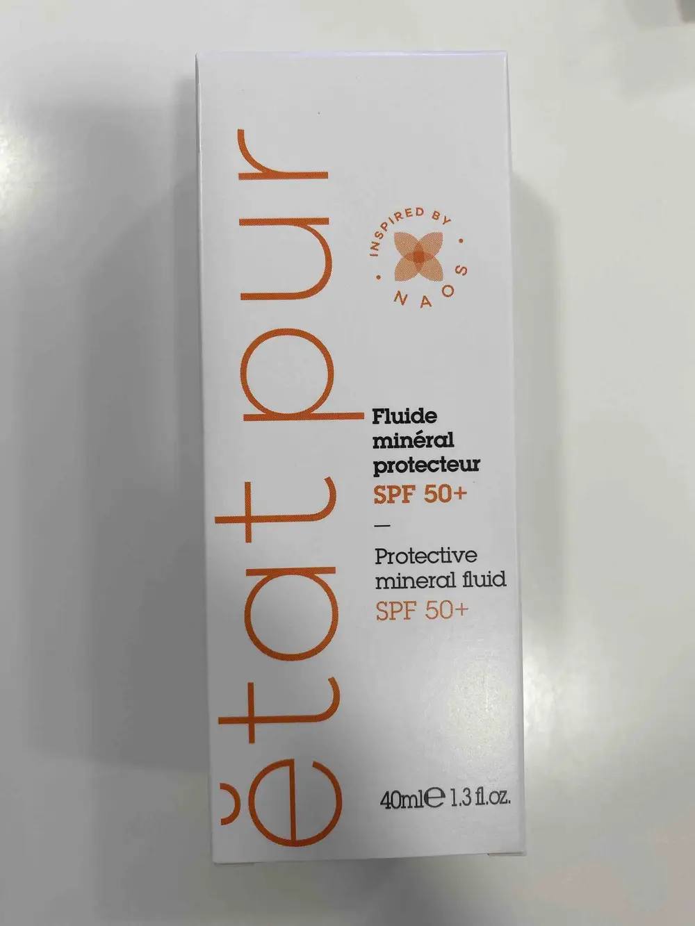NAOS - Etat pur - Fluide minéral protecteur SPF 50+