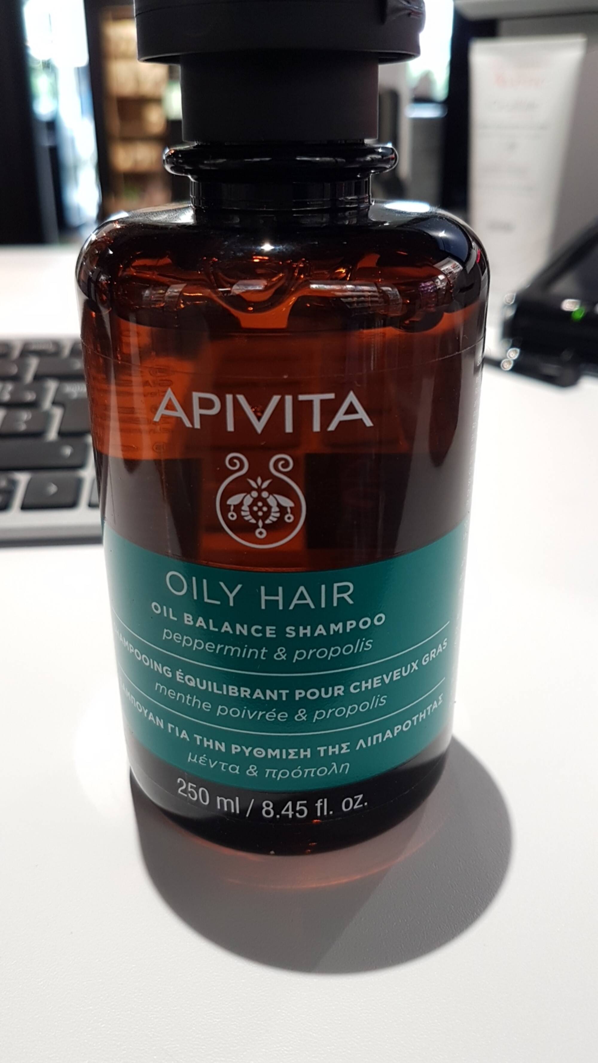 APIVITA - Oily hair - Shampooing équilibrant pour cheveux gras