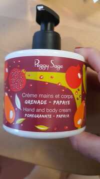 PEGGY SAGE - Grenade & Papaye - Crème mains et corps