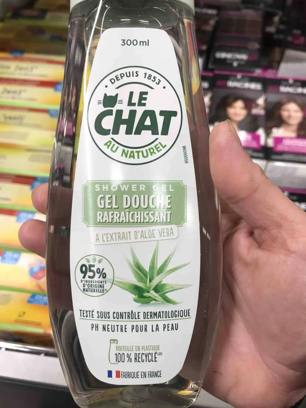 LE CHAT - Gel douche rafraîchissant à l'extrait d'aloe vera