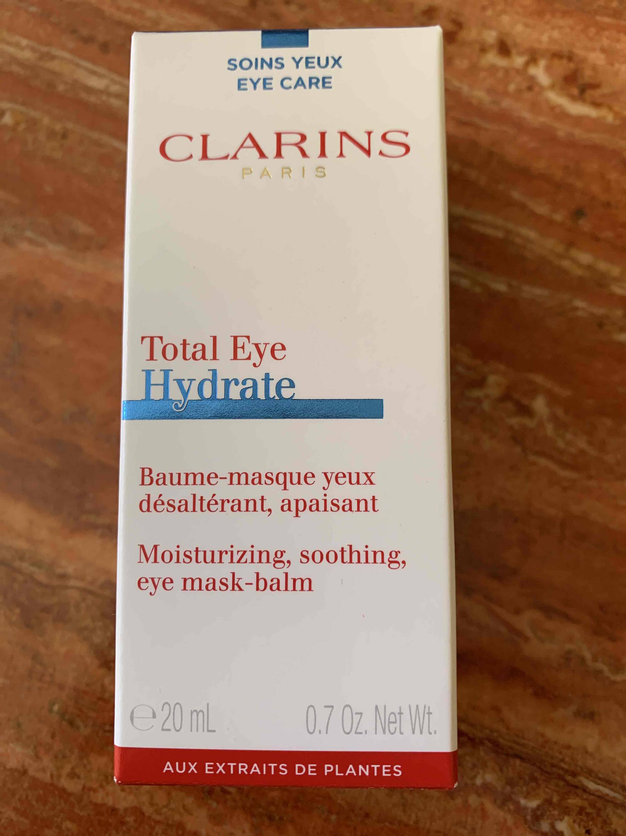 CLARINS - Total Eye Hydrate - Baume-masque yeux
