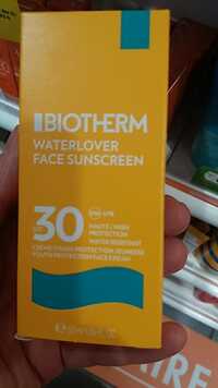BIOTHERM - Waterlover - Face sunscreen SPF 30