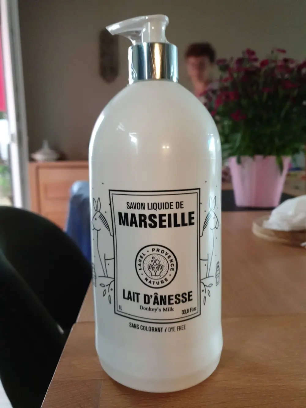 BELL'ÂNESSE EN PROVENCE - Savon liquide de Marseille Lait d'Ânesse