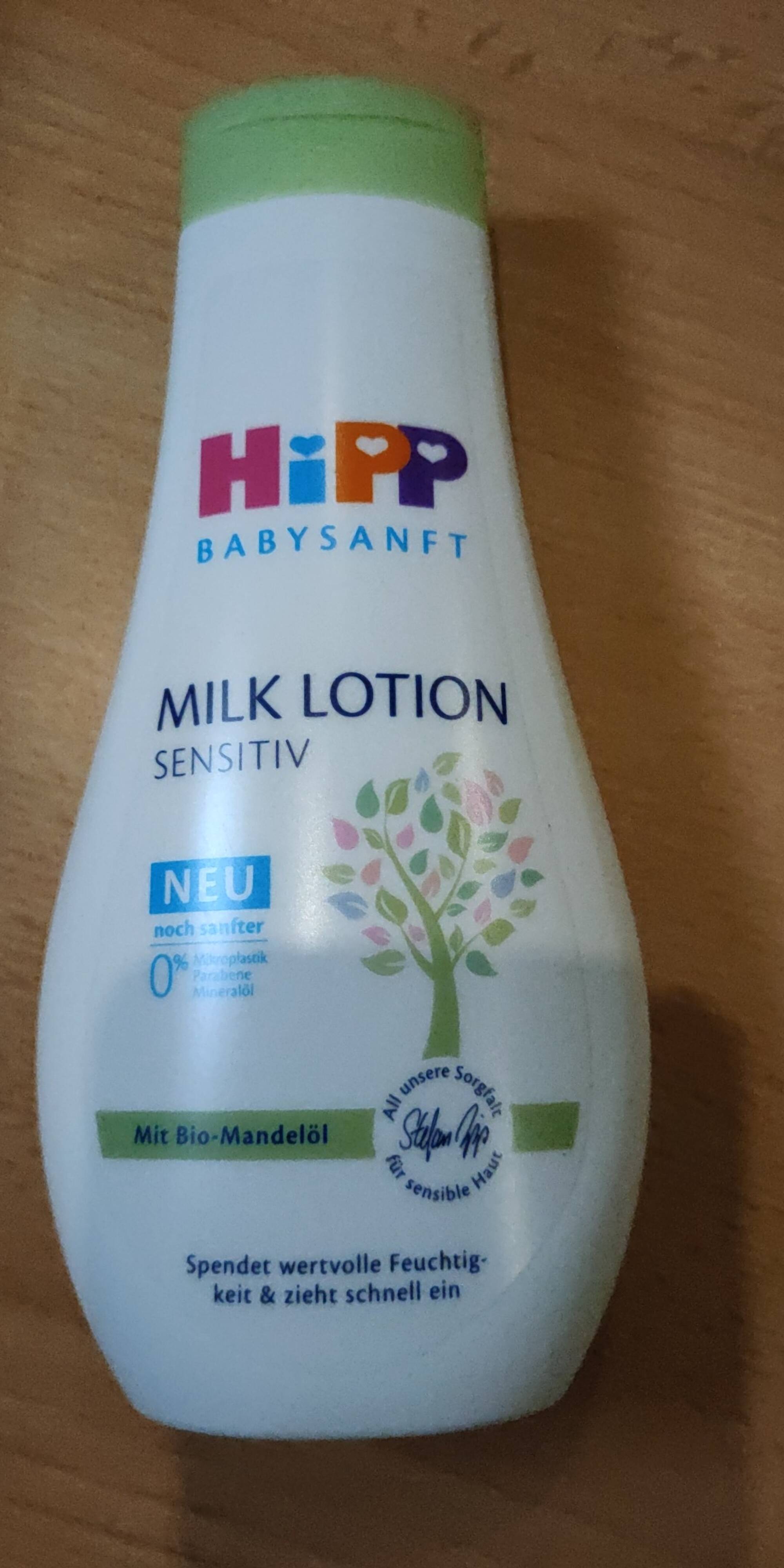 HIPP - Babysanft - Milk lotion sensitiv mit bio mandelöl