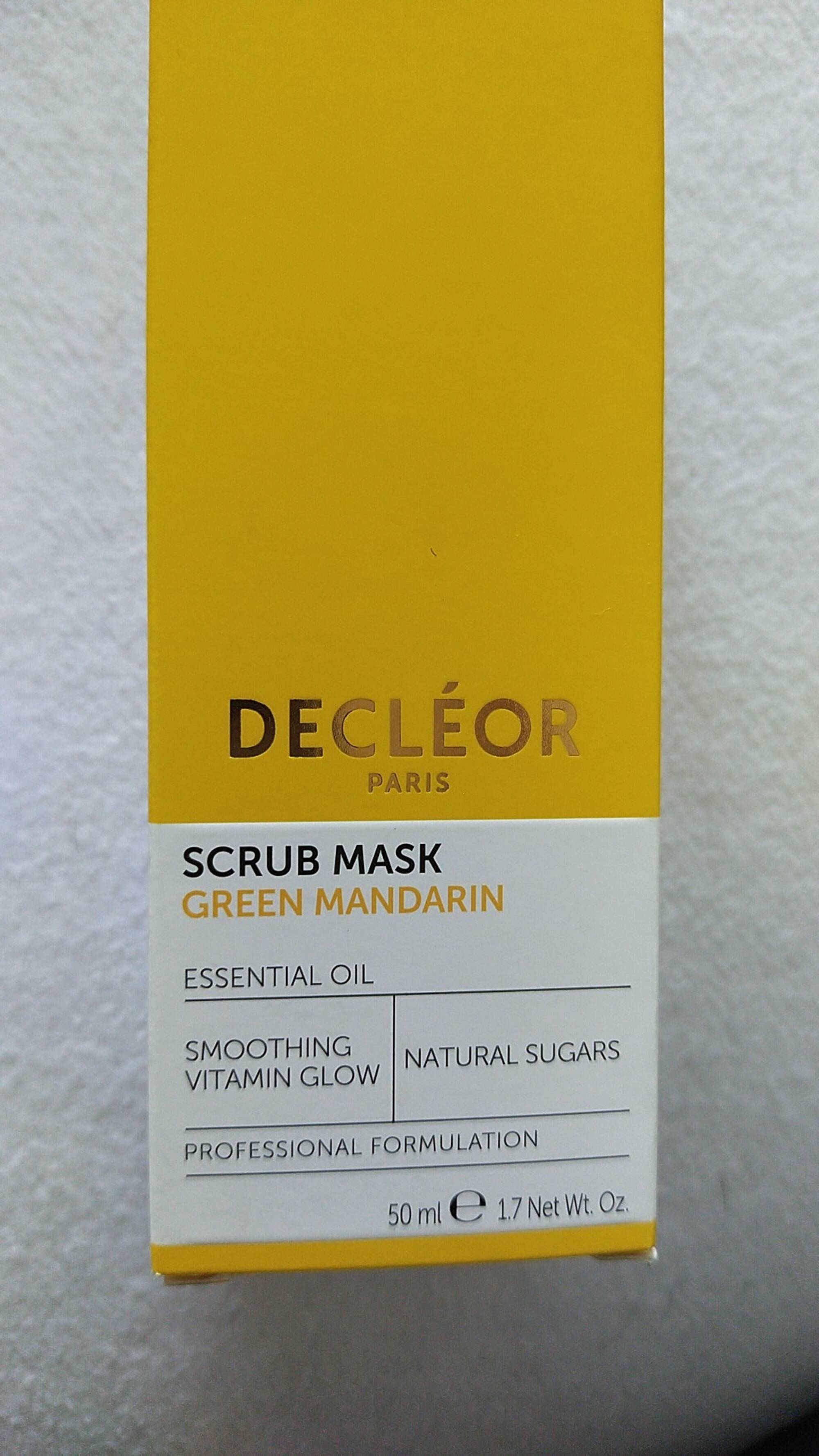 DECLÉOR - Scrub mask green mandarin