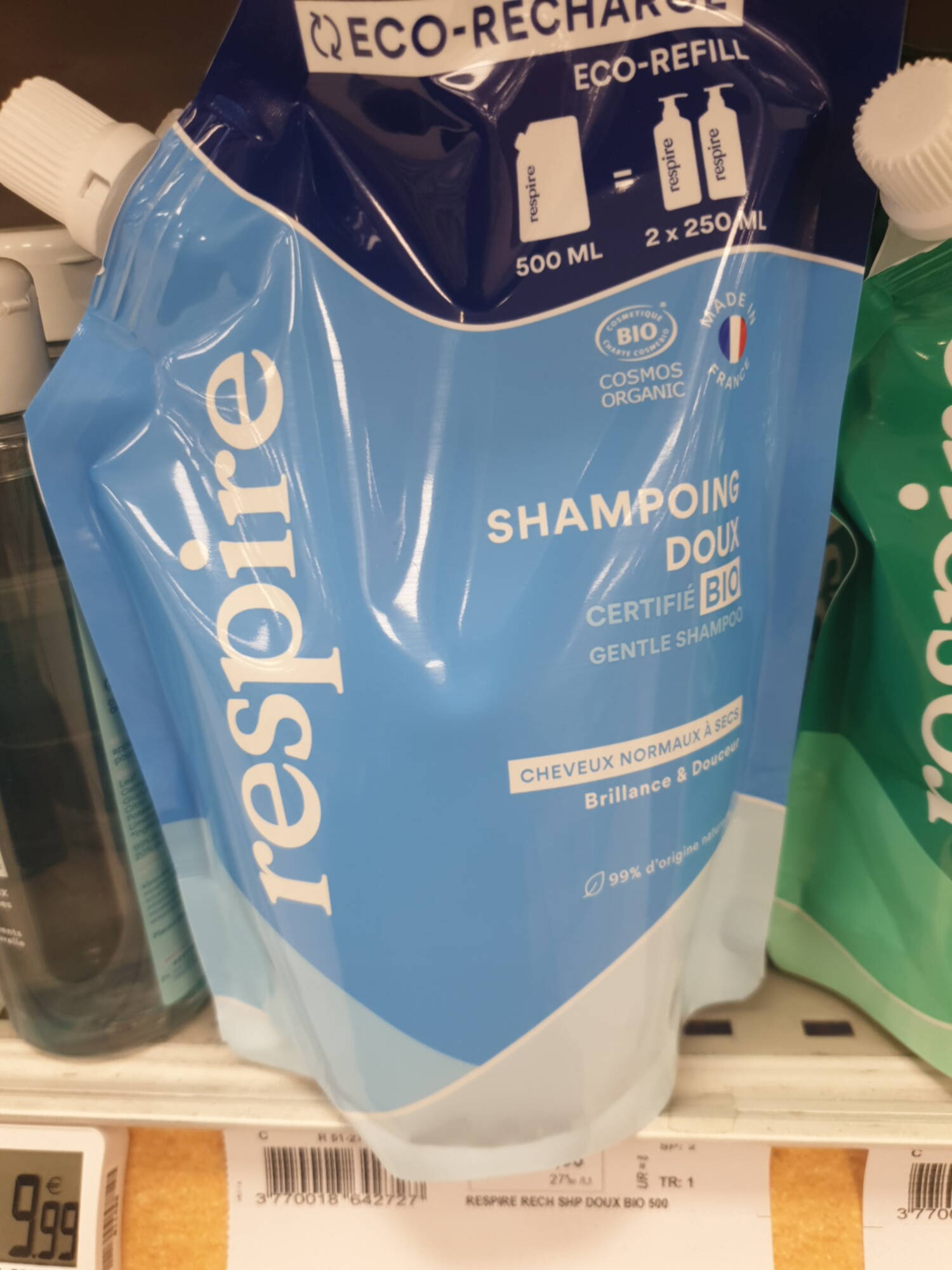 RESPIRE - Recharge shampoing doux bio