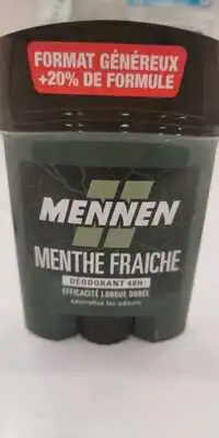 MENNEN - Menthe fraîche - Déodorant 48h