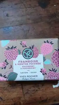 YVES ROCHER - Savon framboise & menthe poivrée 