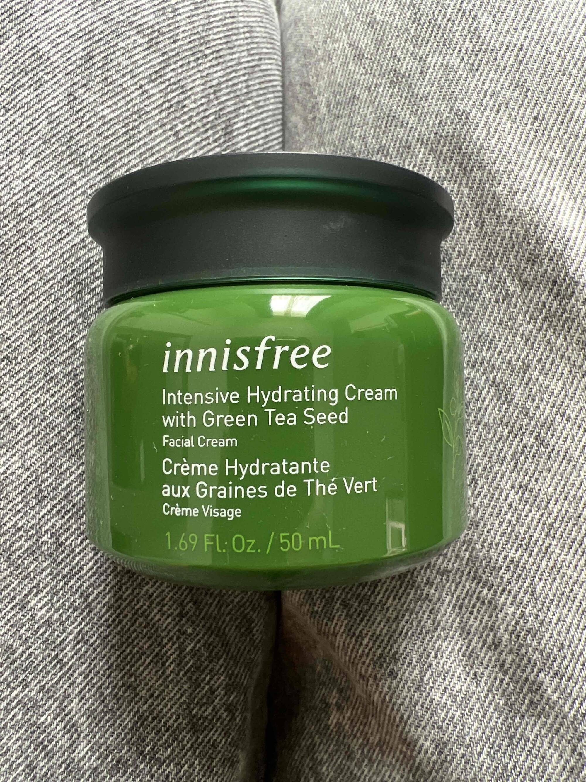 INNISFREE - Crème hydratante visage aux graines de thé vert