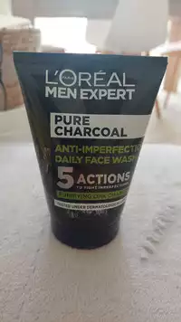 L'ORÉAL PARIS - Pure charcoal men expert - Daily face wash