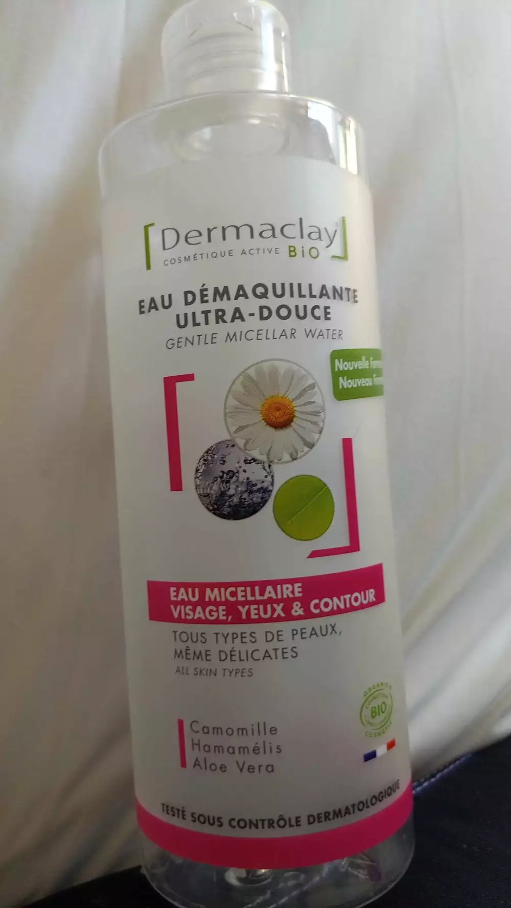 DERMACLAY - Eau démaquillante ultra douce