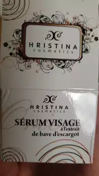 HRISTINA COSMETICS - Sérum visage à l'extrait de bave d'escargot