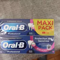ORAL-B - Protection gencives - Dentifrice menthe fraîche