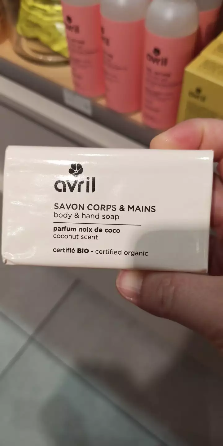 AVRIL - Savon corps et mains parfum noix de coco