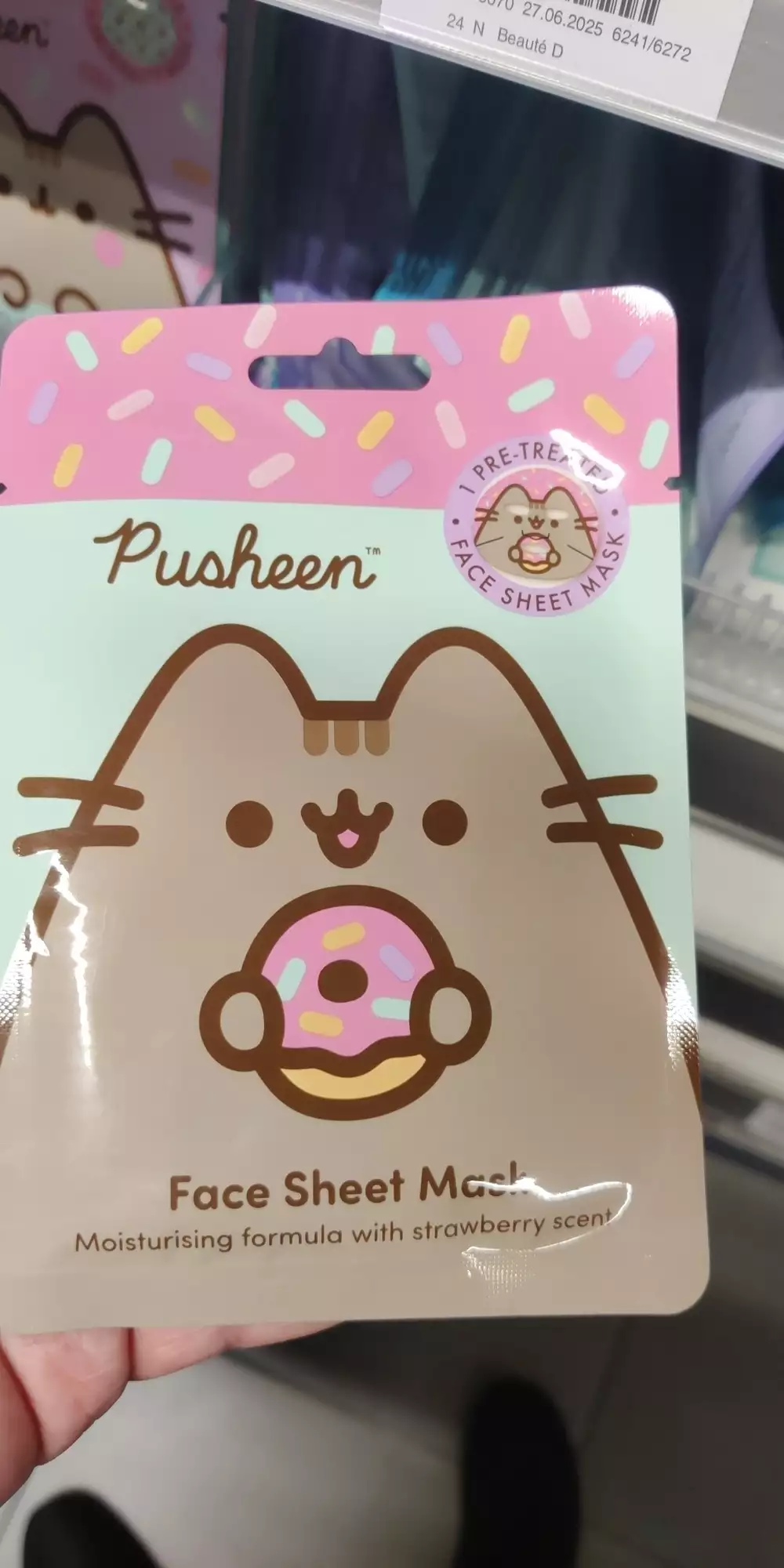 PUSHEEN - Face sheet mask 