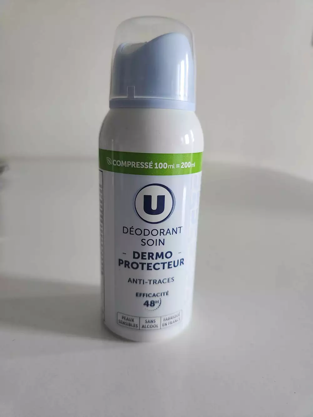 U - Déodorant soin dermo protecteur anti-traces 48h