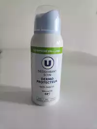 U - Déodorant soin dermo protecteur anti-traces 48h