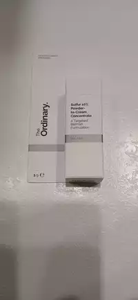 THE ORDINARY - Sulfur 10% powder to cream concentrate
