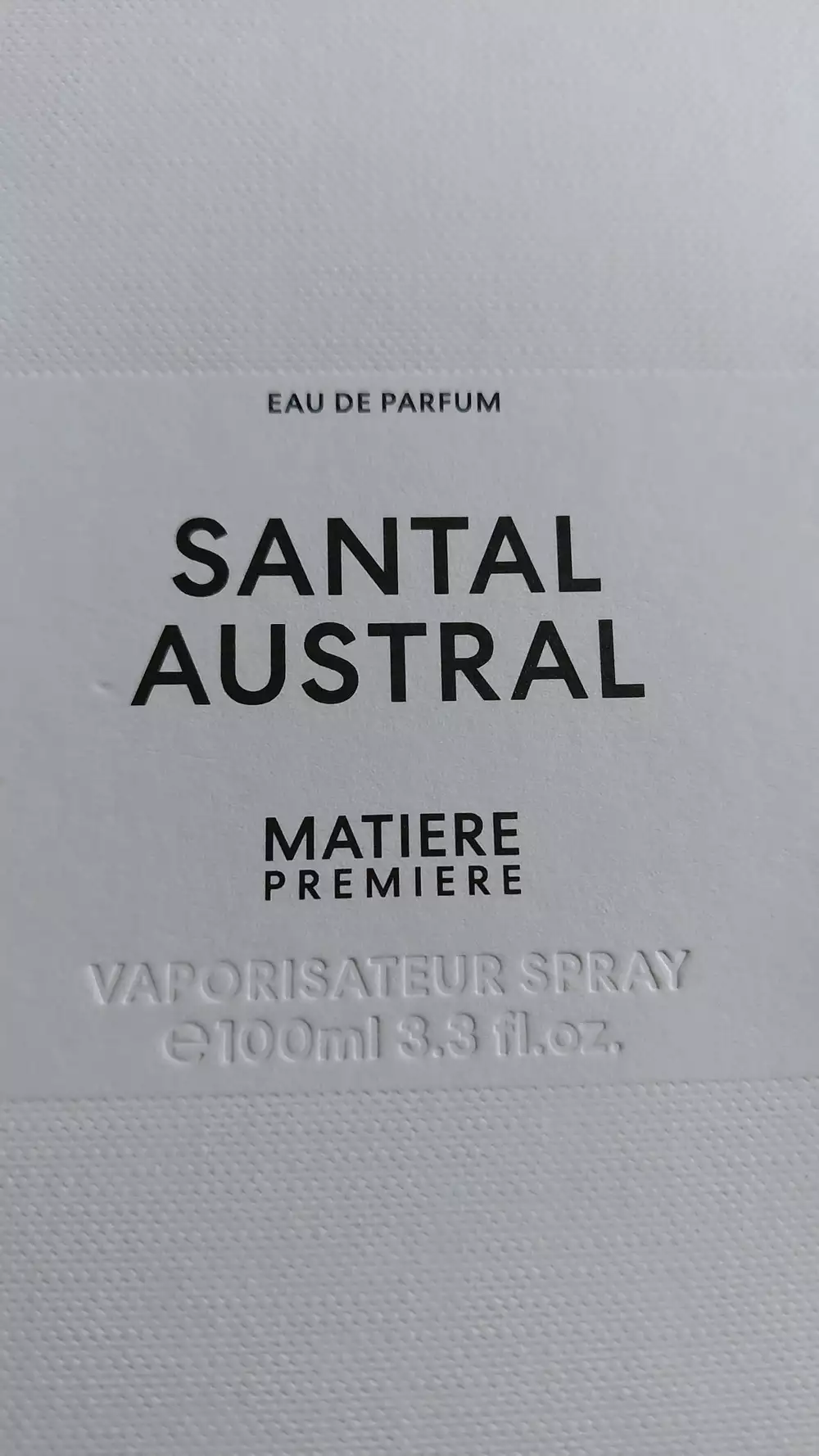 MATIÈRE PREMIÈRE - Santal austral - Eau de parfum