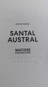 MATIÈRE PREMIÈRE - Santal austral - Eau de parfum