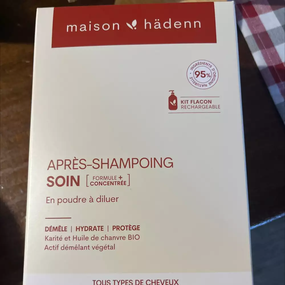 MAISON HÄDENN - Après-shampooing soin en poudre à diluer