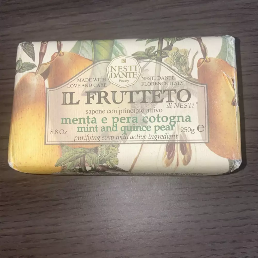 NESTI DANTE - Il frutteto mint and quince pear - Purifying soap 