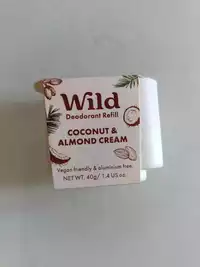 WILD - Deodorant refill coconut & almond cream