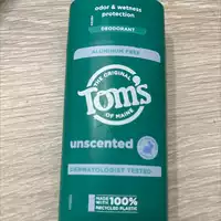 TOM’S - Déodorant unscented aluminum free