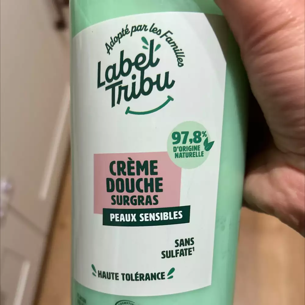 LABEL TRIBU - Crème douche surgras peaux sensibles