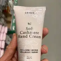 CHIRON - Soft cashmere hand cream n° 7