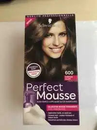 SCHWARZKOPF - Perfect Mousse - Coloration 600 châtain clair