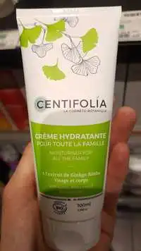 CENTIFOLIA - Crème hydratante pour toute la famille