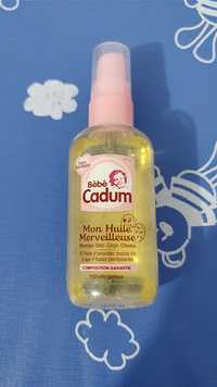 CADUM - Bébé - Mon huile merveilleuse amandes bio