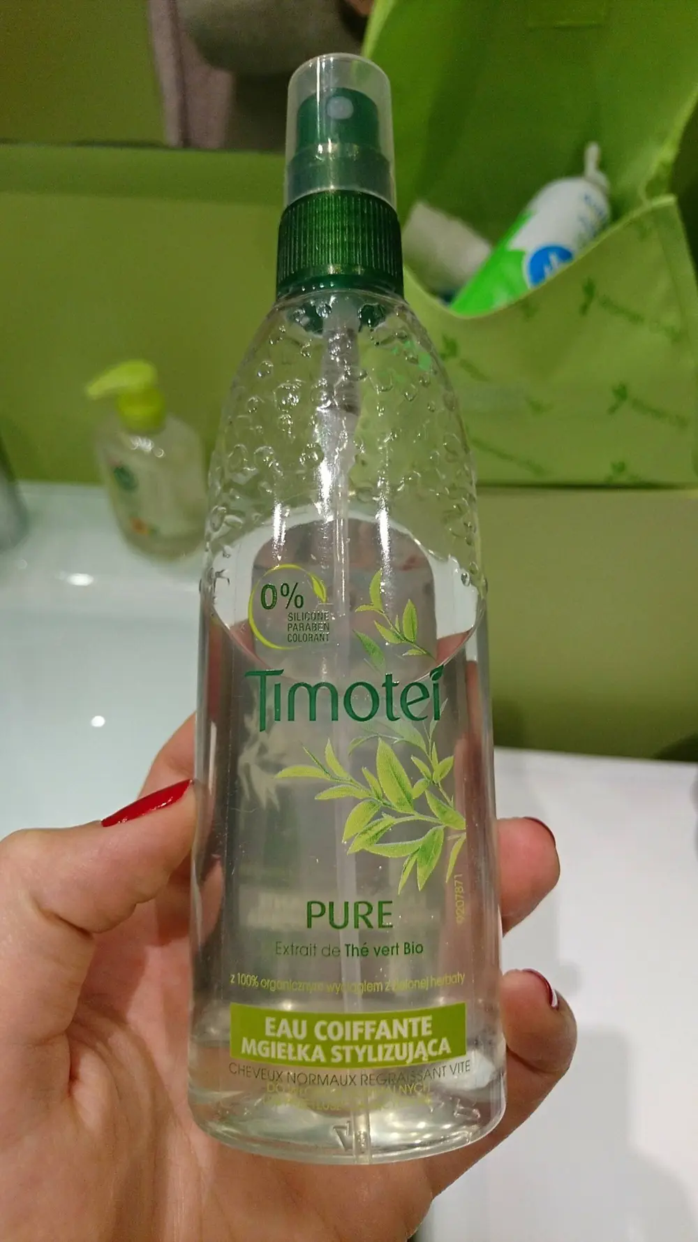 TIMOTEI - Pure - Eau coiffante pour cheveux normaux