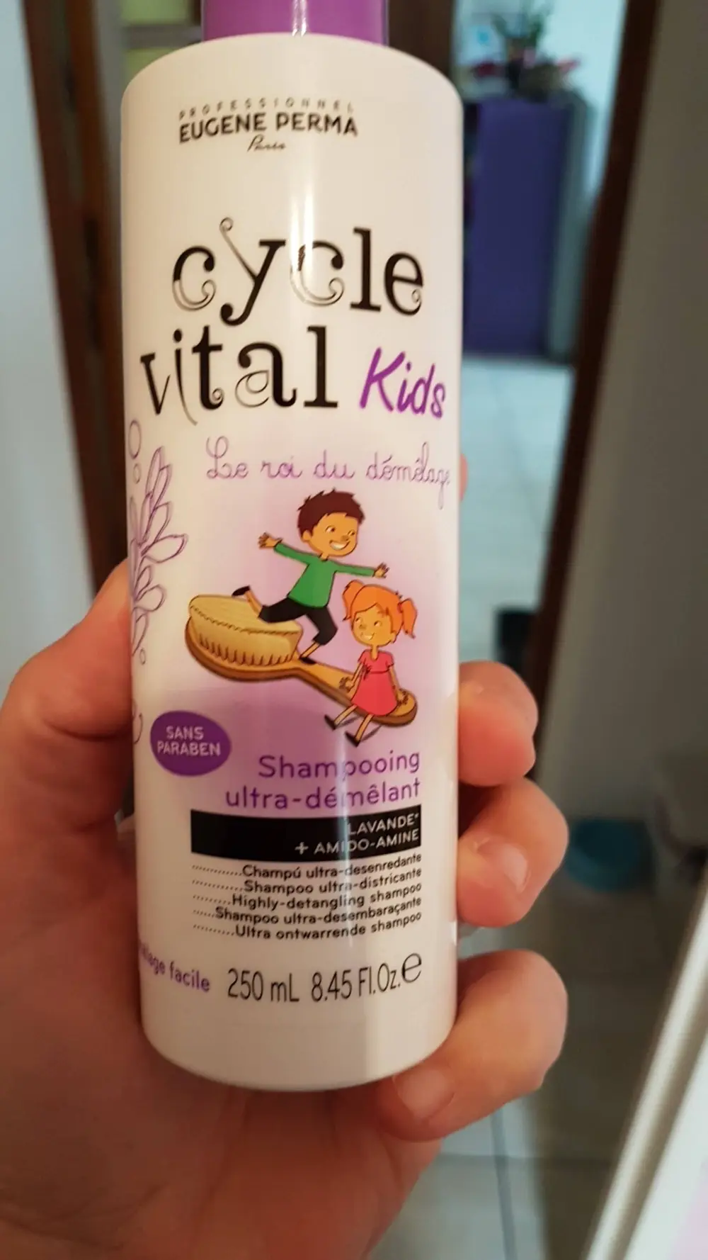 EUGÈNE PERMA - Cycle vital kids - Shampooing ultra-démêlant