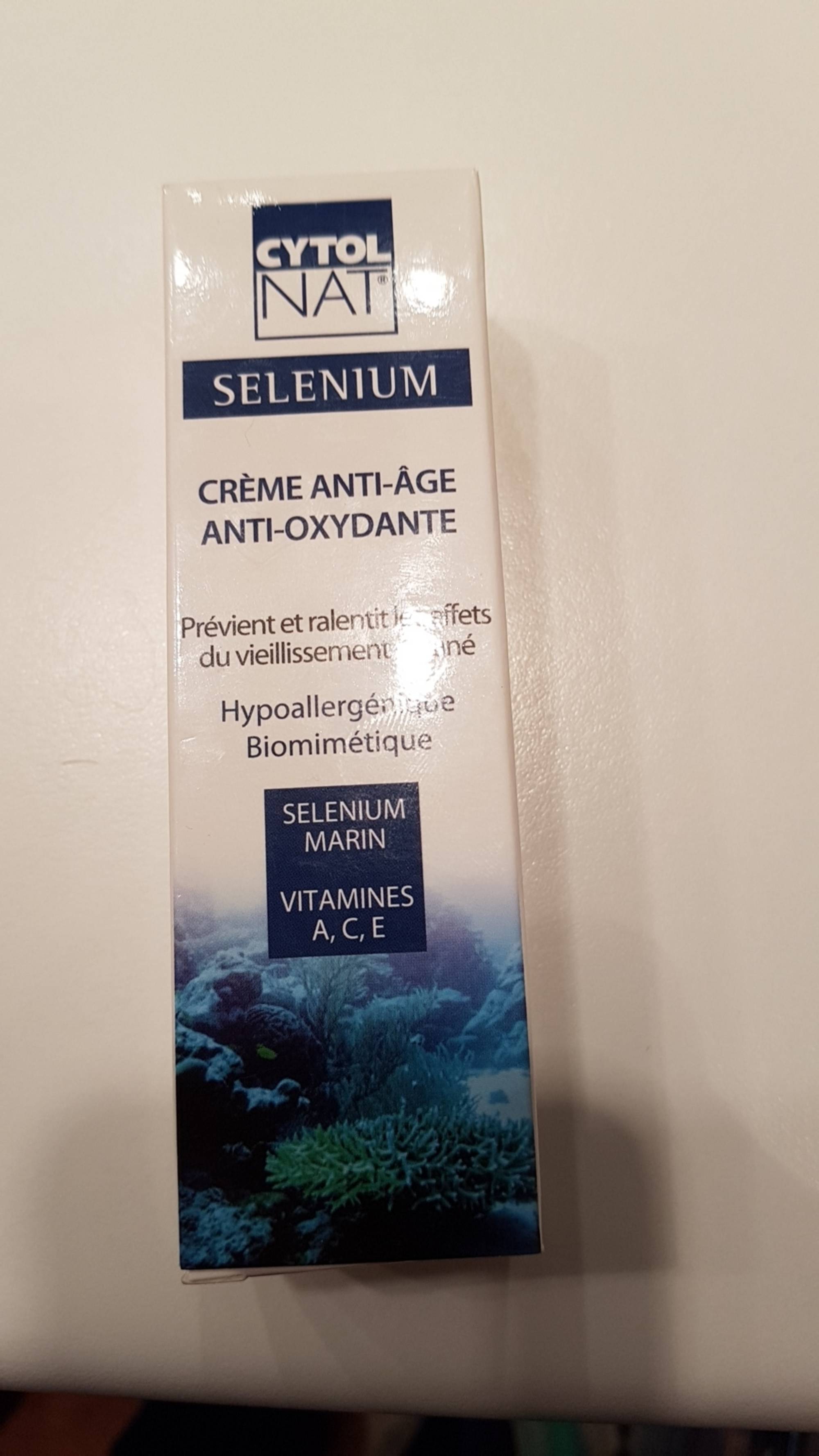 CYTOLNAT - Selenium - Crème anti-âge anti-oxydante