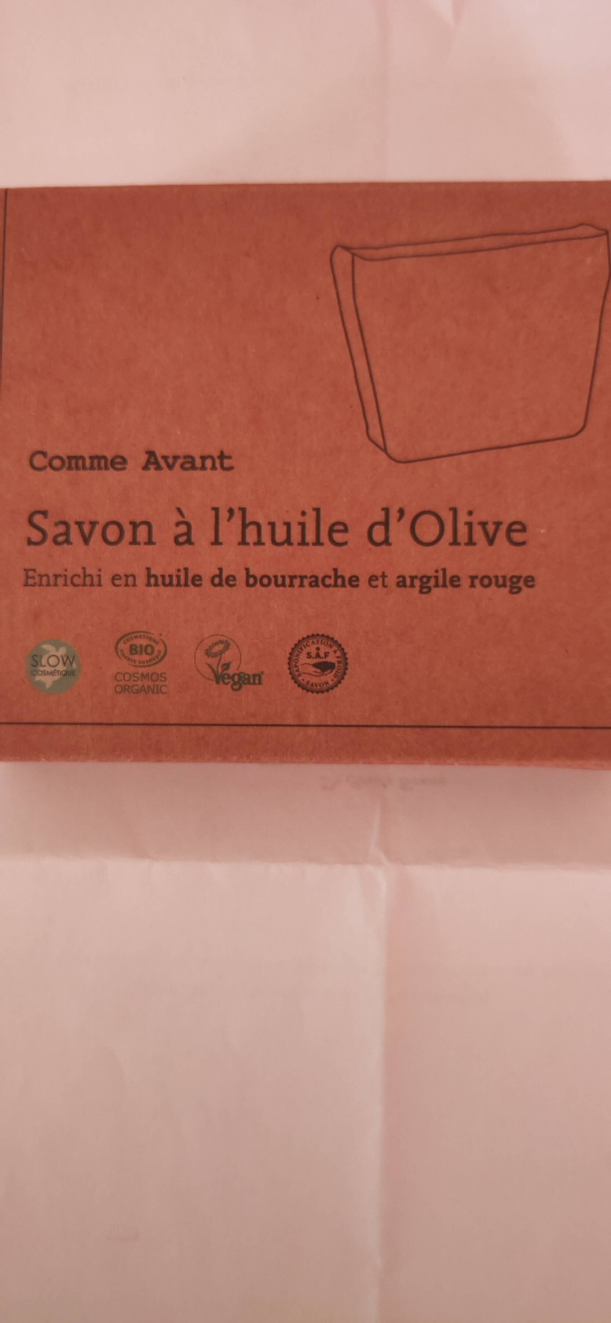 COMME AVANT - Savon à l'huile d'olive bourrache et argile rouge
