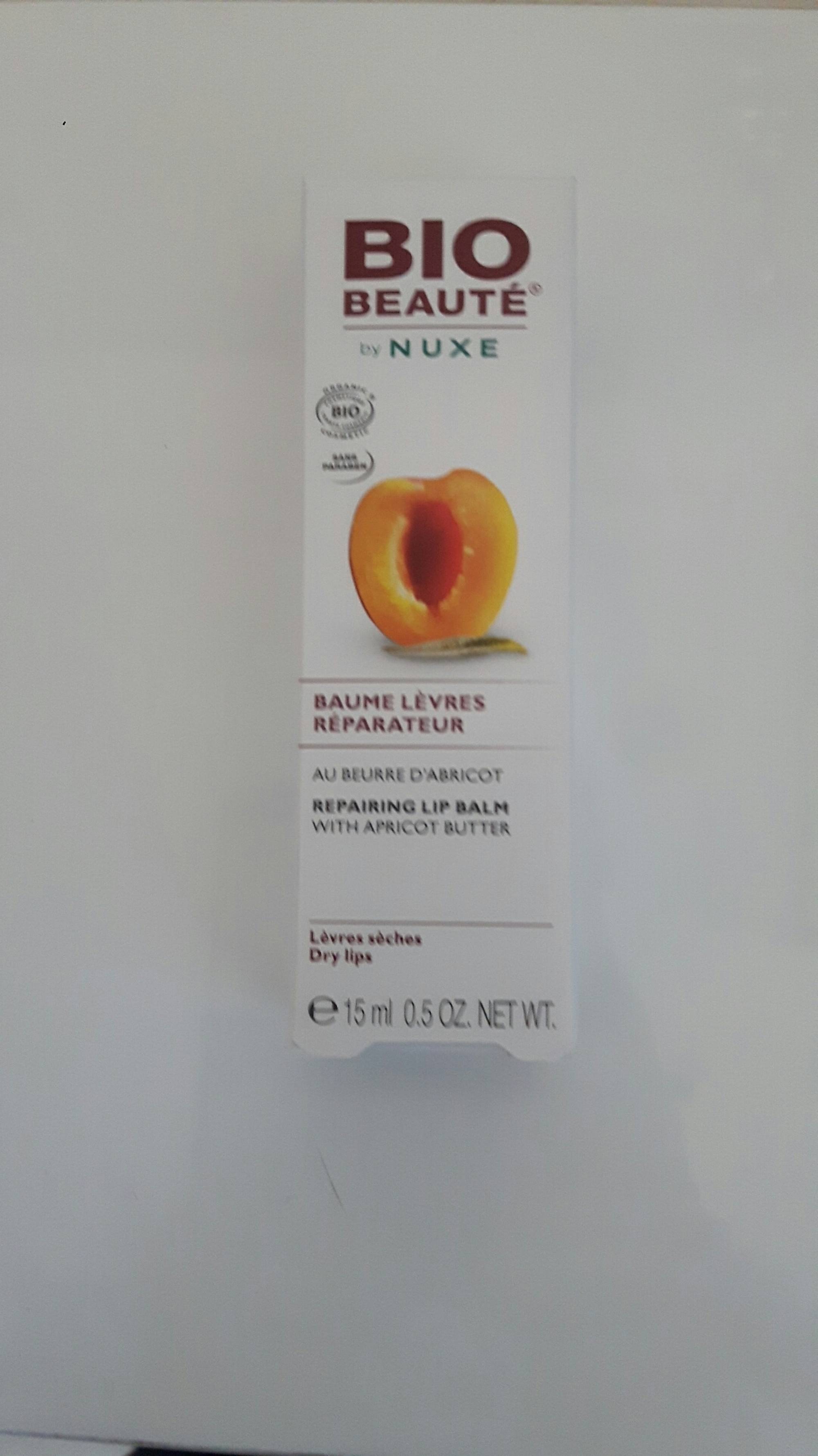 BIO BEAUTÉ BY NUXE - Beurre d'abricot - Baume lèvres réparateur bio